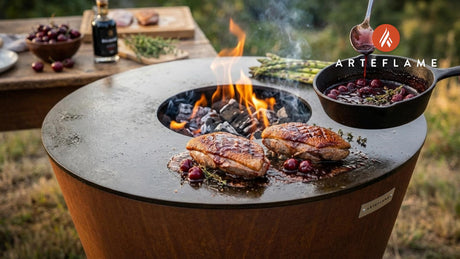 Grilled Duck Breast with Cherry Balsamic Glaze