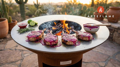 Arizona Grilled Prickly Pear Pork Chops Recipe