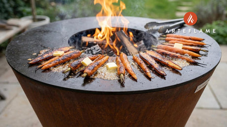 South Dakota Maple Glazed Grilled Carrots on the Arteflame