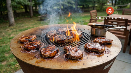 Grilled Wild Boar Chops with Scottish Whisky BBQ Glaze