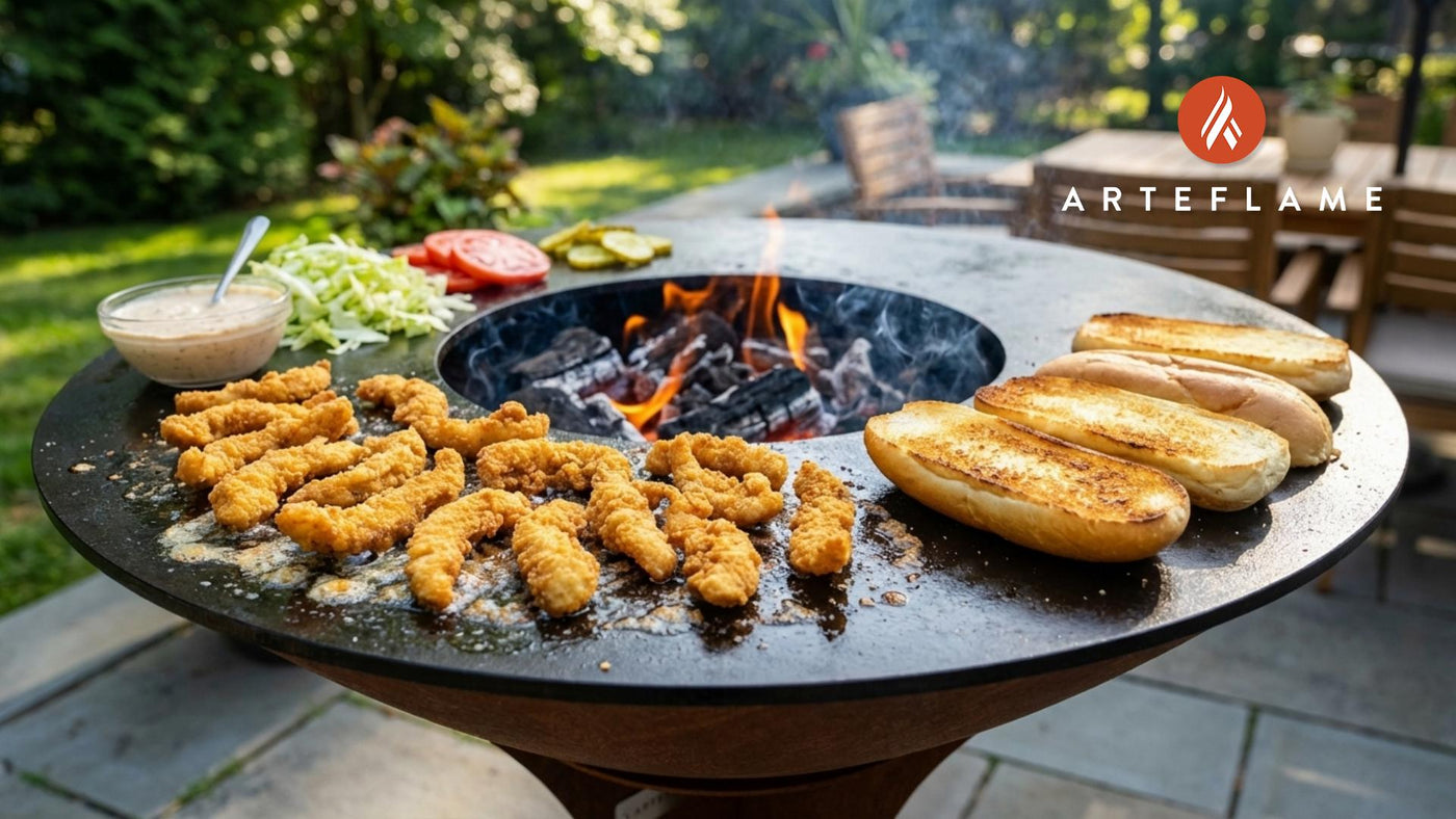 Smoked & Seared: Connecticut Style Grilled Clam Strip Po' Boys