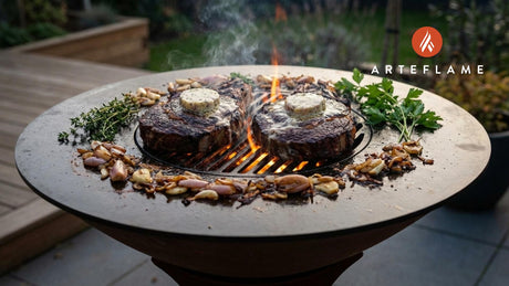 French-Style Sizzling Grilled Ribeye with Savory Shallot Butter