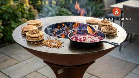 Flamed Cranachan Pancakes: A Scottish Twist on the Arteflame Grill