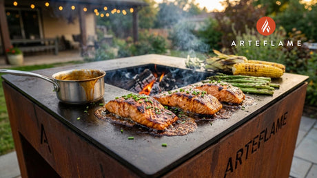 Kansas Style Brown Sugar Bourbon Grilled Salmon