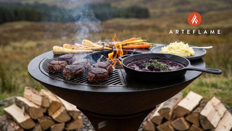 Grilled Scottish Venison with Rich Blackberry Sauce