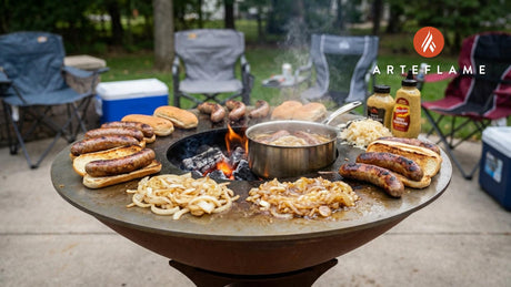 Authentic Wisconsin Beer Brats on the Arteflame Grill