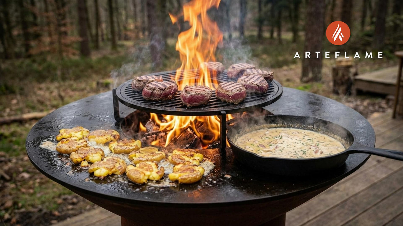 Swedish Grilled Roe Deer Medallions with Chardonnay Cream Sauce
