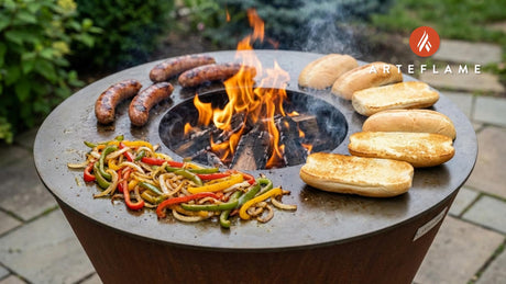 Authentic New Jersey Grilled Calabrese Sausage Sandwich