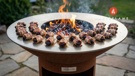 Smoky Polish Bacon-Wrapped Prunes (Śliwka w Boczku) on the Arteflame