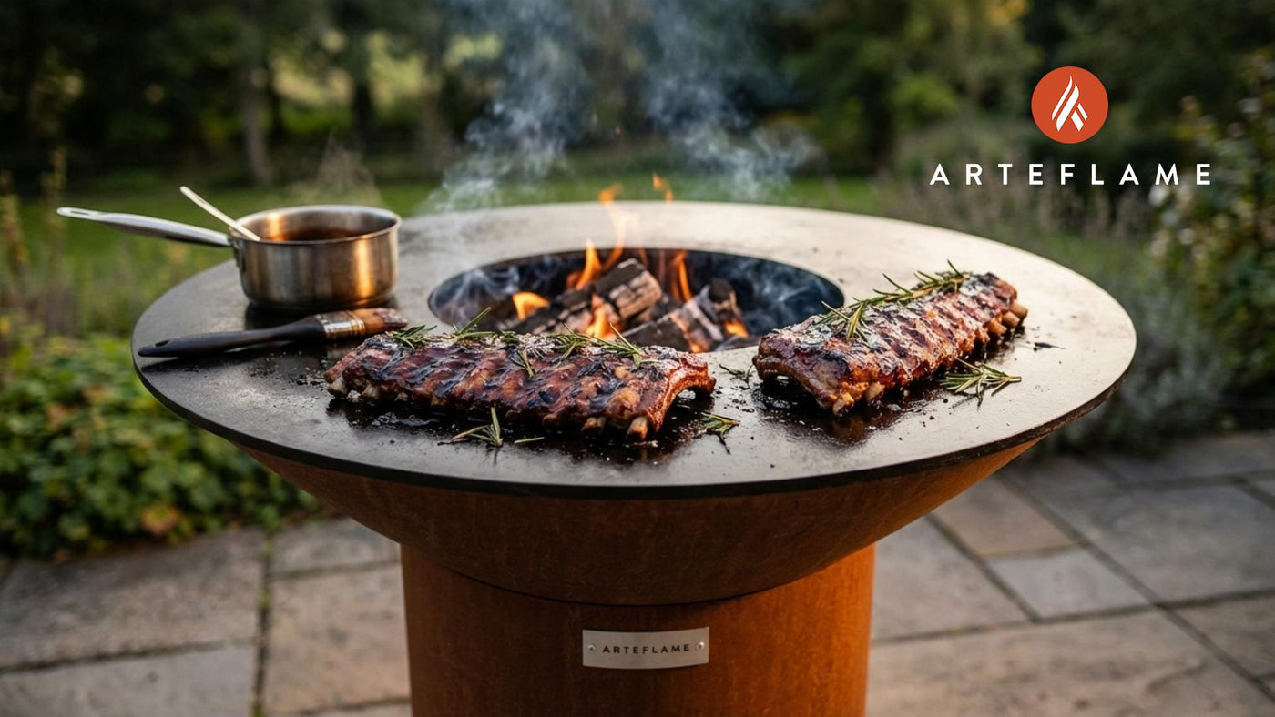 Italian Balsamic Glazed Pork Ribs Recipe for Arteflame Grill