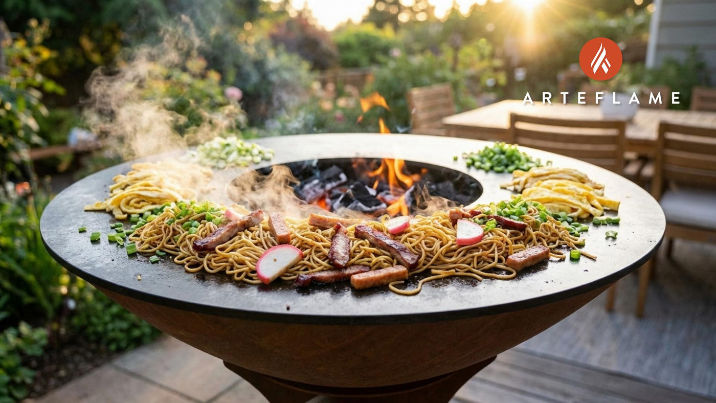 Authentic Hawaiian Grilled Saimin with Char Siu Pork