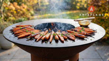 Smoked Maple Cinnamon Carrots on the Arteflame Grill
