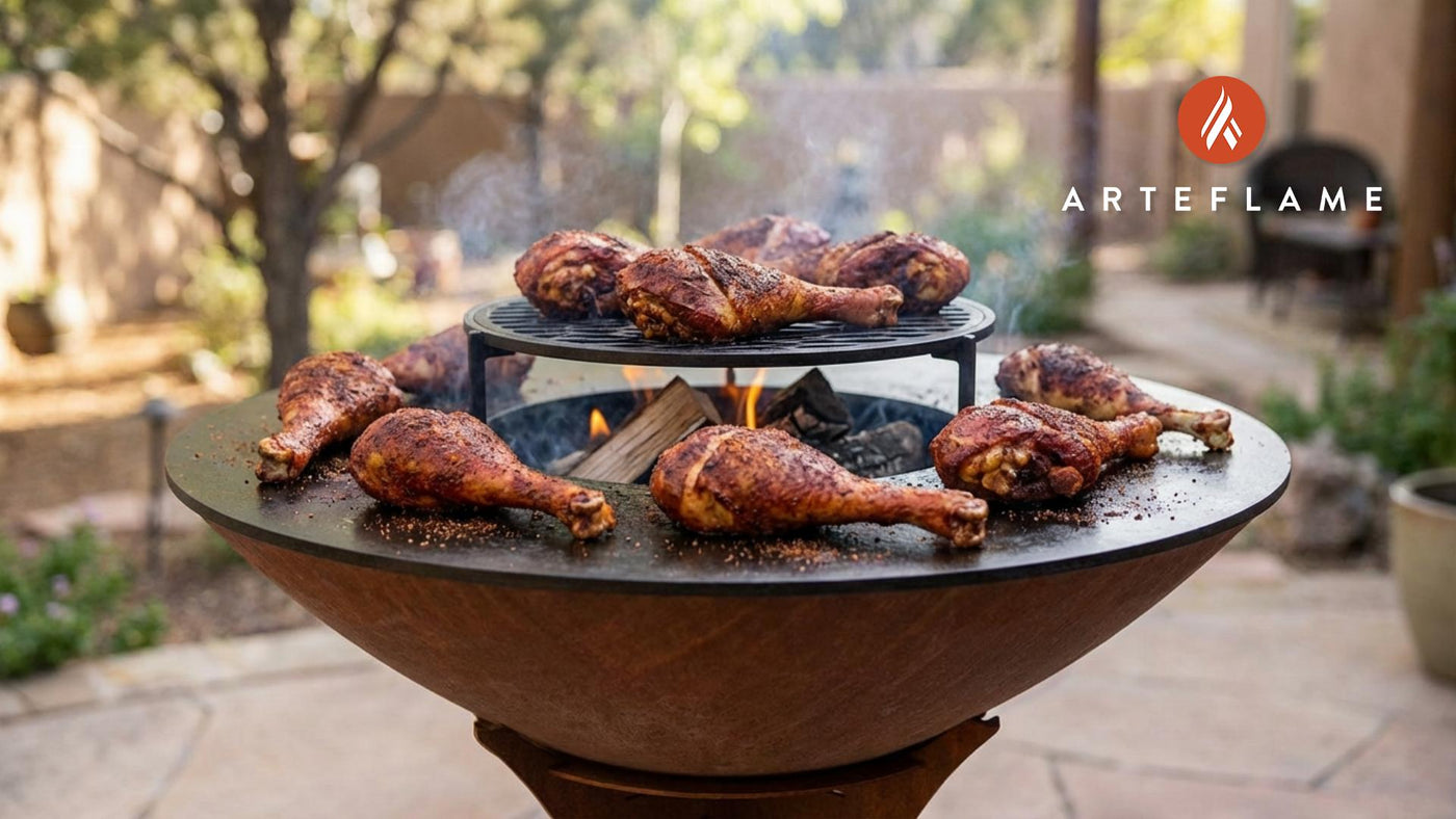 Smoked New Mexico Style Turkey Legs with Red Chile Rub