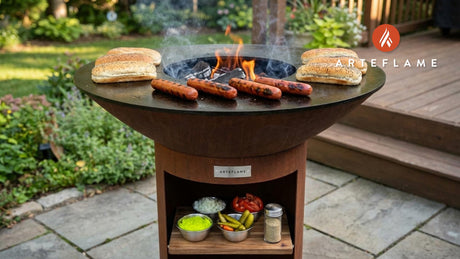 Grilled Chicago‑Style Hot Dogs on the Arteflame