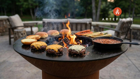 Authentic Montana Bear Meat Burgers on the Arteflame Grill