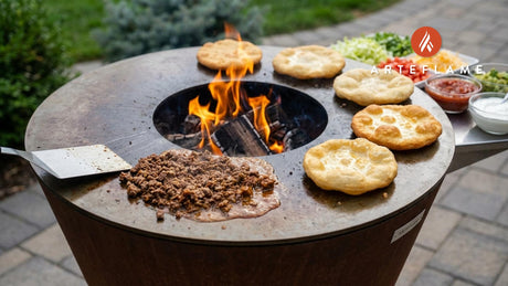 Authentic Utah Fry Bread Tacos on the Arteflame Grill