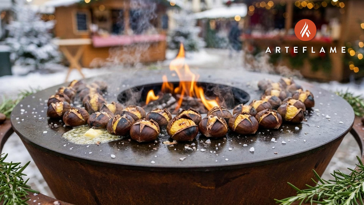 Authentic German Grilled Chestnuts with Smoked Salt (Heisse Maroni)