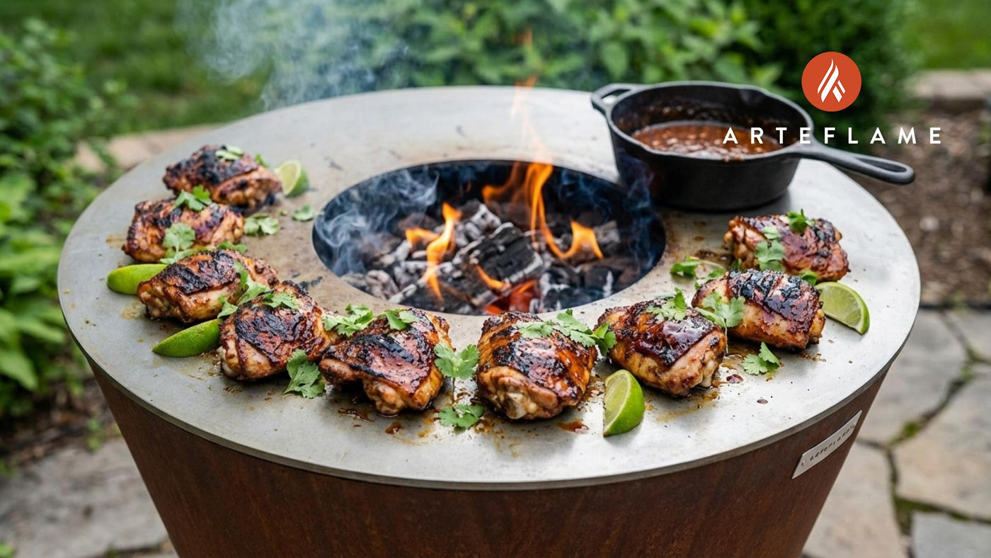 Kansas Style Chipotle Honey Glazed Chicken Thighs