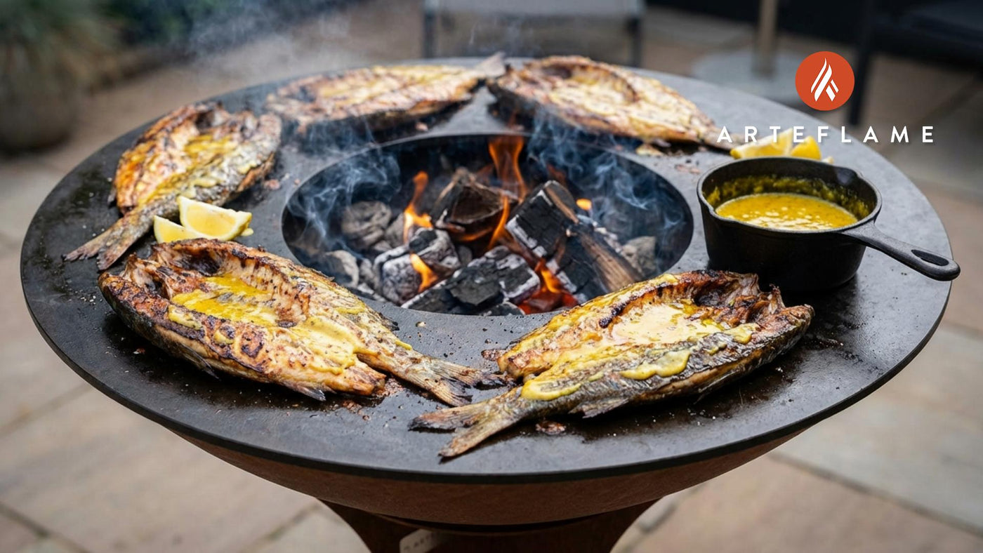South Carolina Smoked Mullet with Golden Mustard BBQ Sauce
