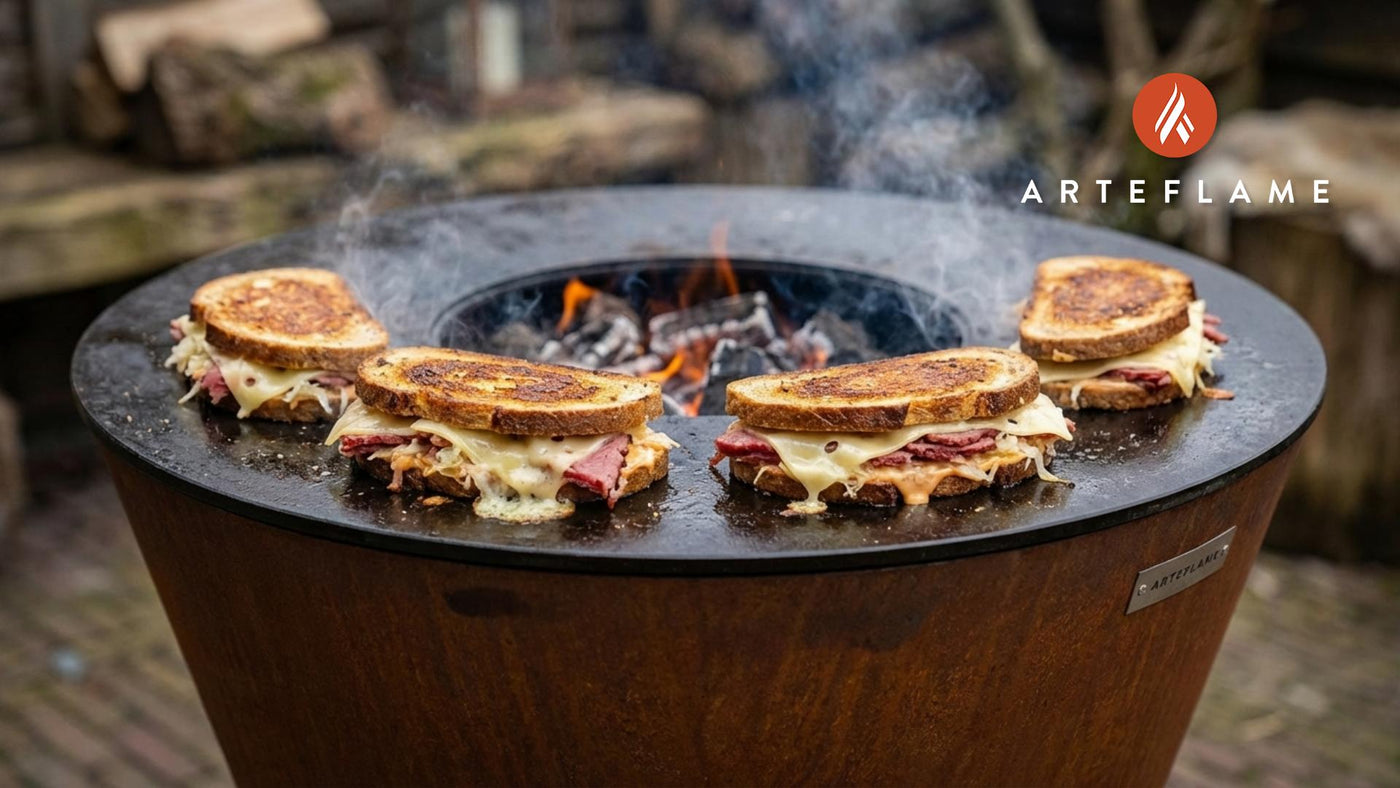 Ultimate Grilled Reuben Sandwich on the Arteflame Grill