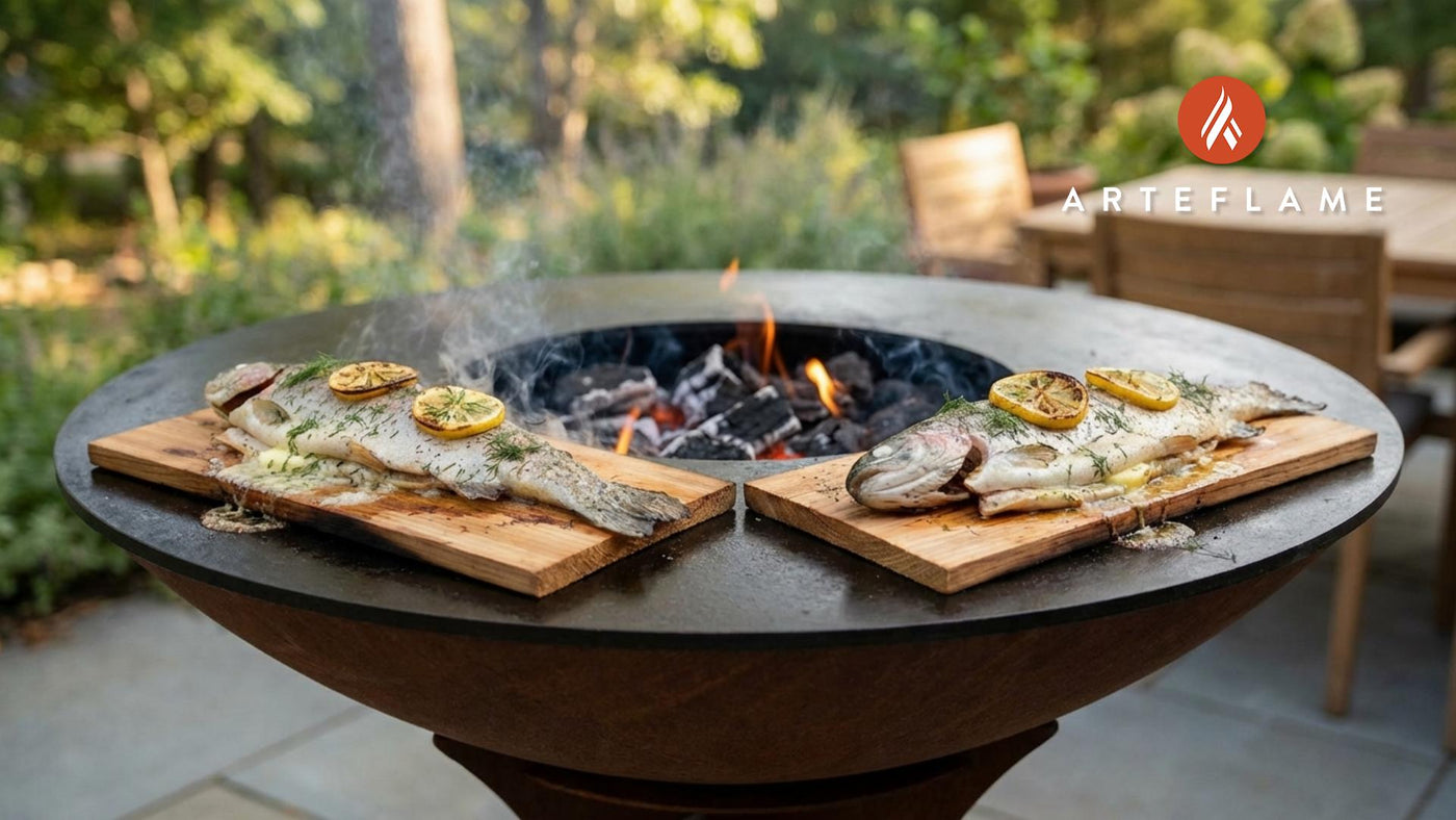 Smoky Cedar Planked Georgia Rainbow Trout Recipe