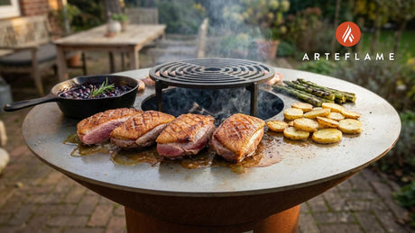 Grilled Duck Breast with Maine Blueberry Balsamic Glaze