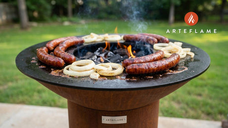 Authentic Texas Smoked Sausage Links on the Arteflame Grill