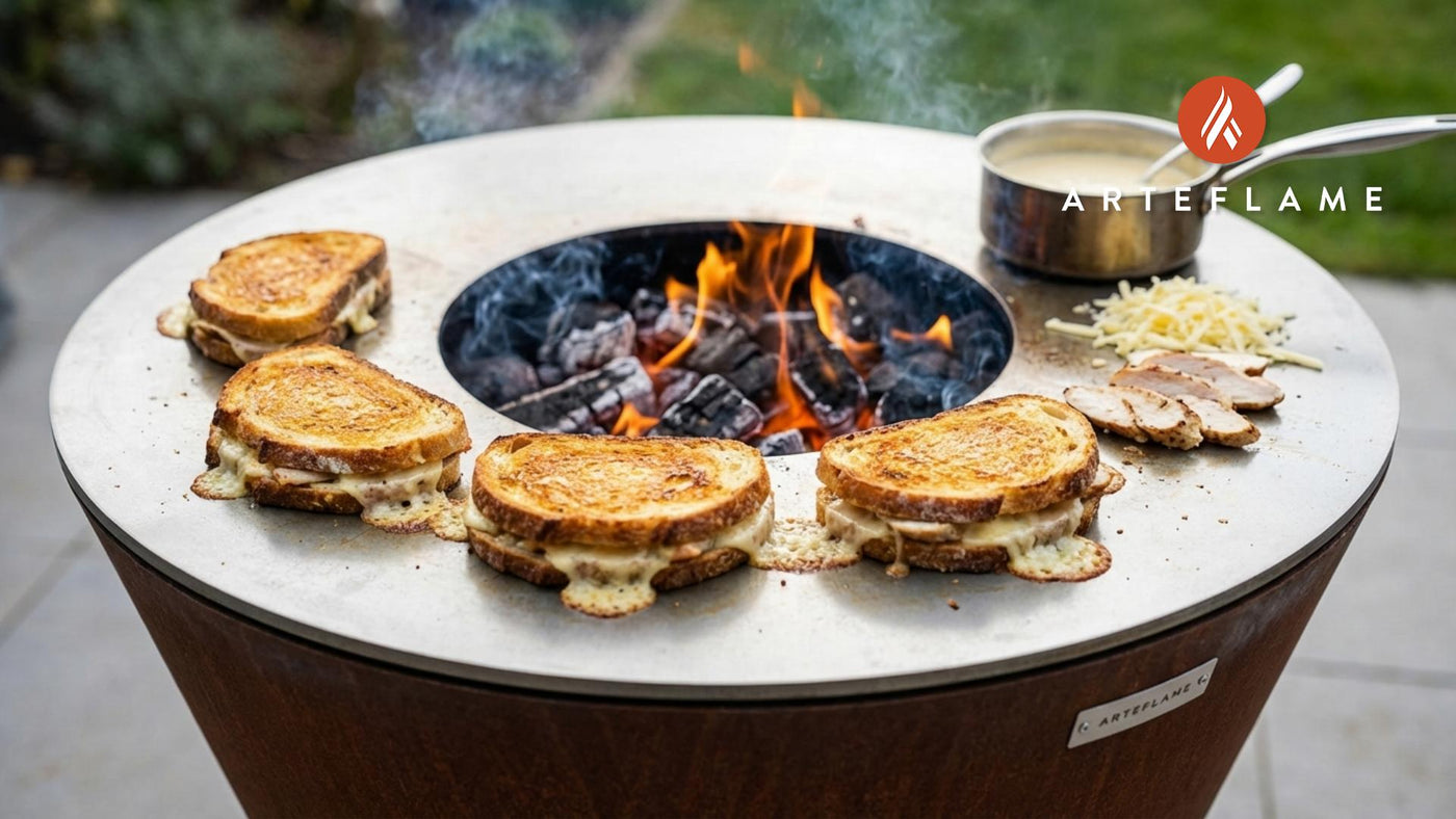 Smoky Grilled Chicken Croque Monsieur Recipe