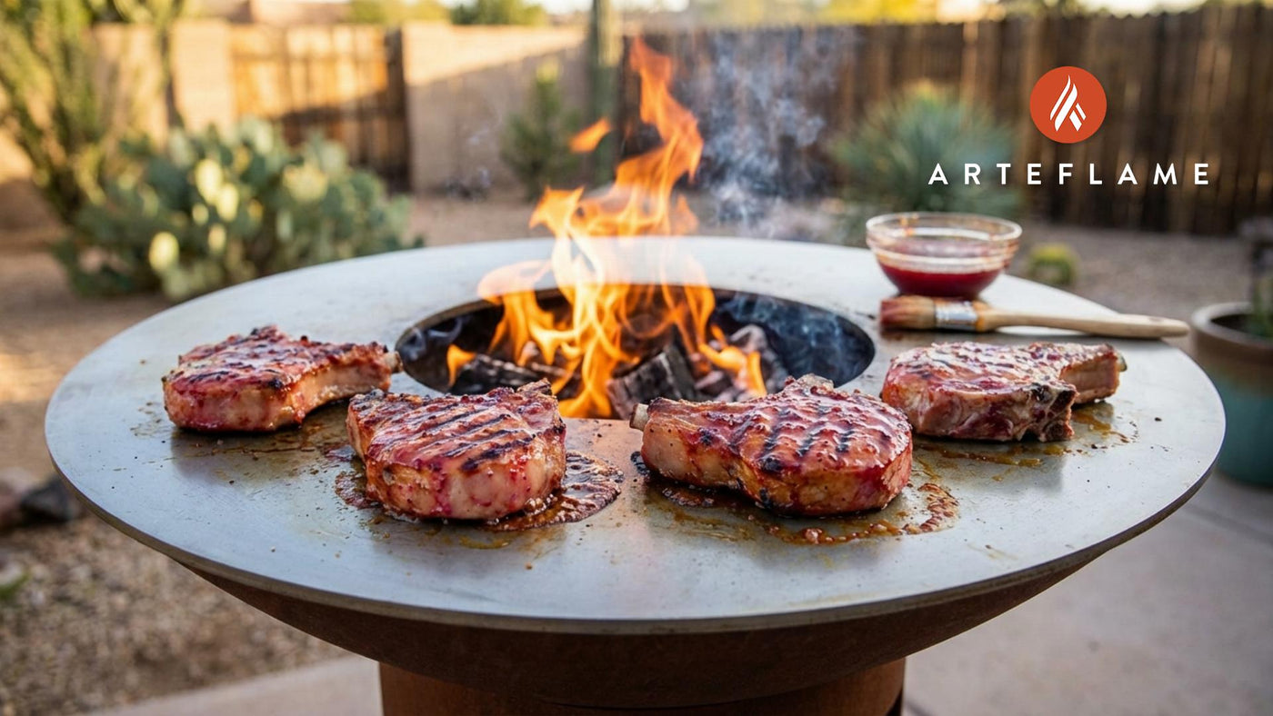 New Mexico Grilled Prickly Pear Pork Chops: A Southwestern Feast