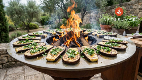 Authentic Greek Grilled Eggplant with Garlic & Parsley
