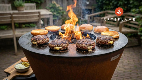 The Ultimate Minnesota Juicy Lucy Burger on the Arteflame Grill