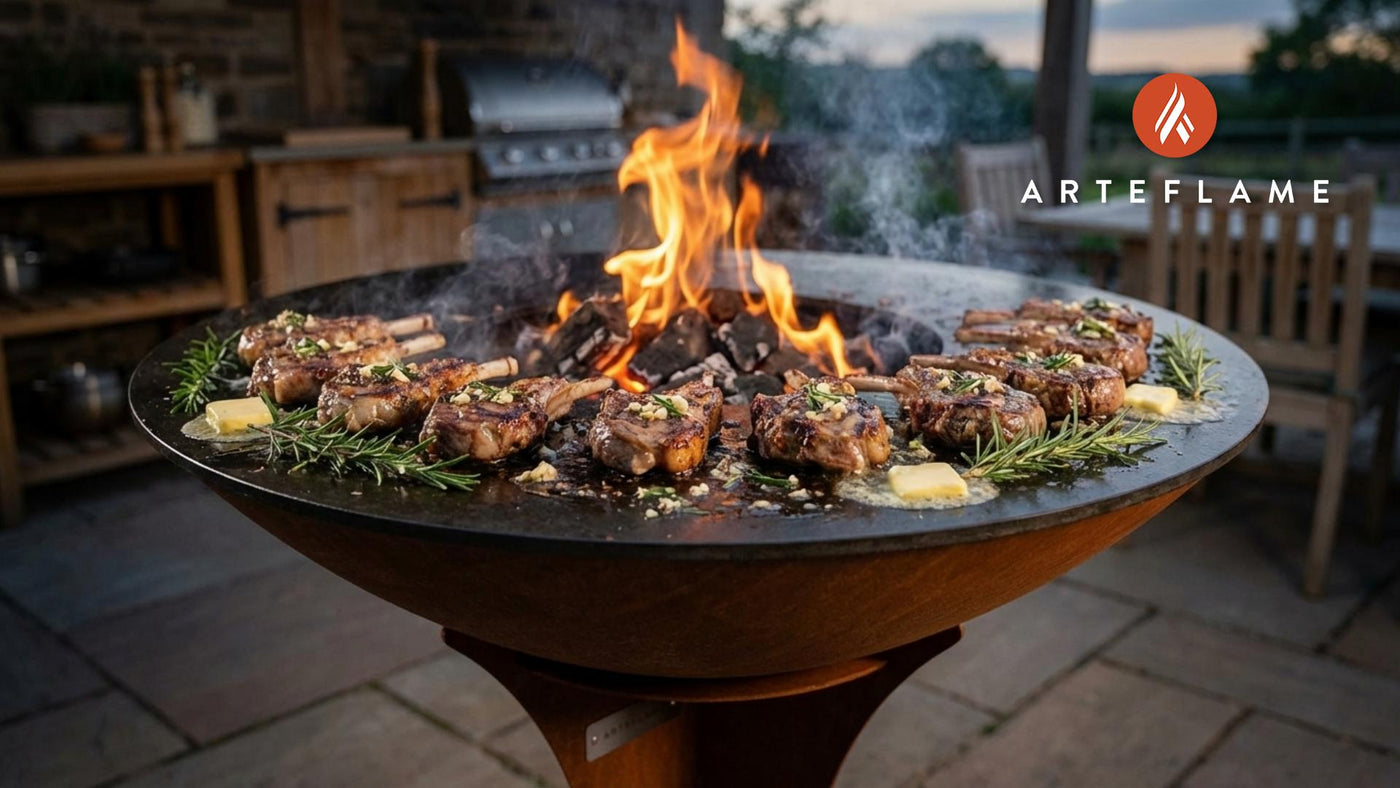 Grilled Scottish Lamb Cutlets with Rosemary & Garlic Recipe