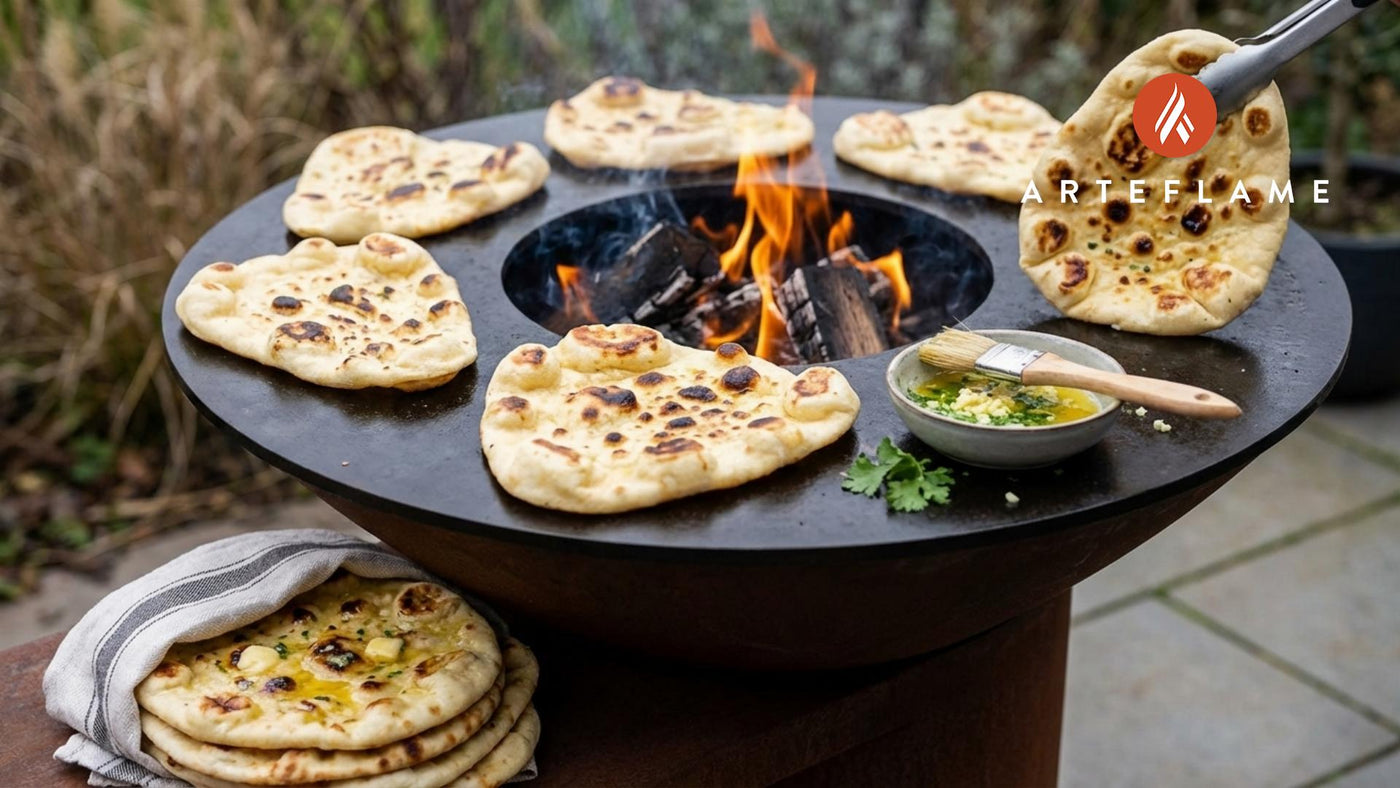 Perfectly Grilled Naan on the Arteflame Grill