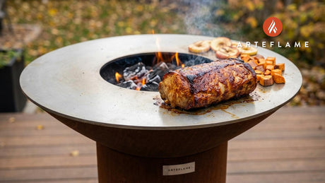 Arkansas Grilled Apple Cider Pork Loin on the Arteflame