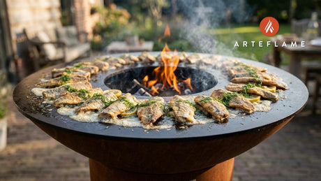 Authentic Swedish Grilled Herring Recipe (Stekt Strömming) on the Arteflame