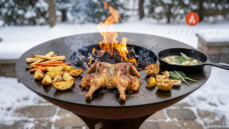 Smoky Swedish Winter BBQ Chicken with Sage Butter Recipe