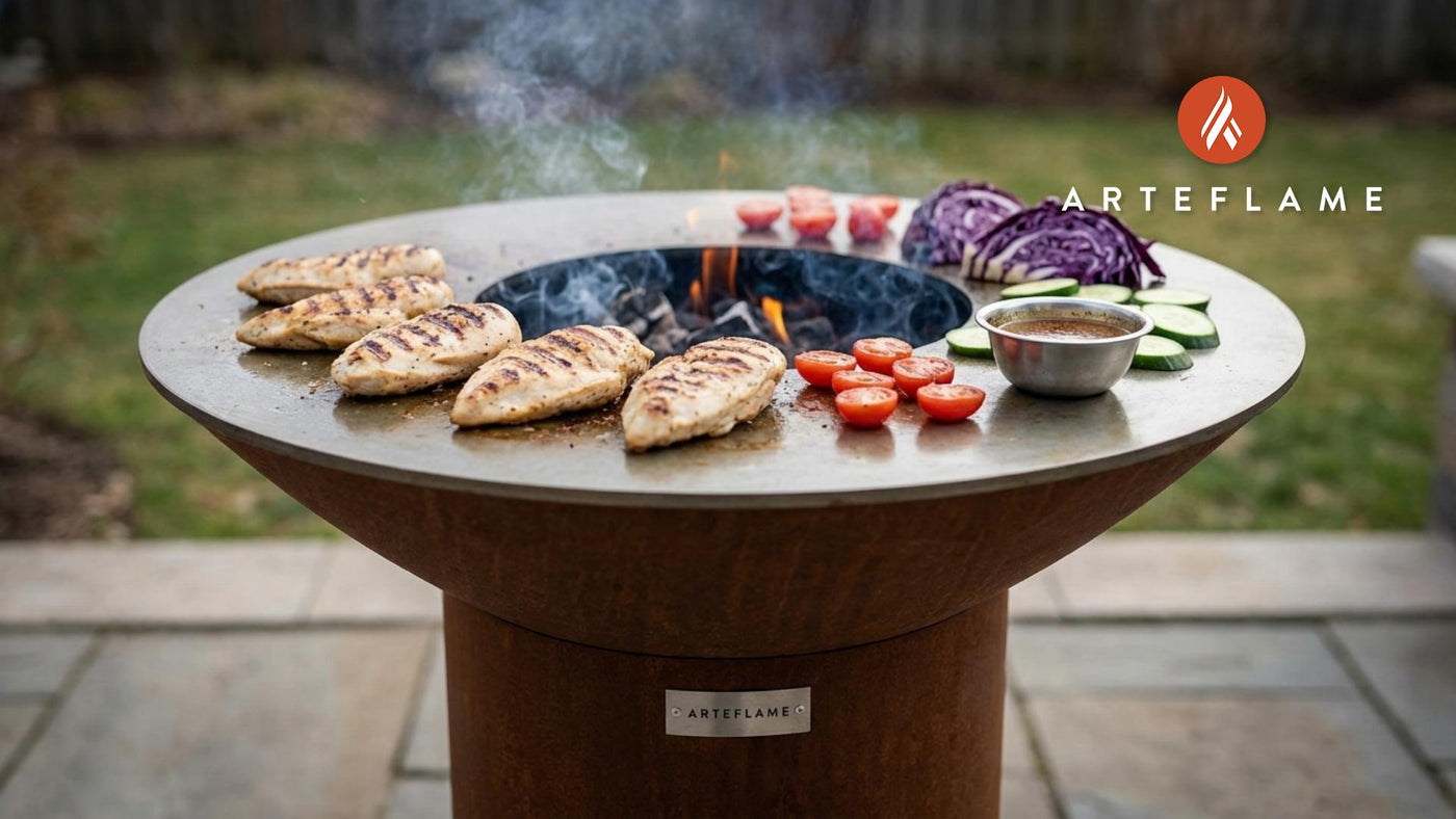 Grilled Chicken Salad with Deep Roasted Sesame Dressing