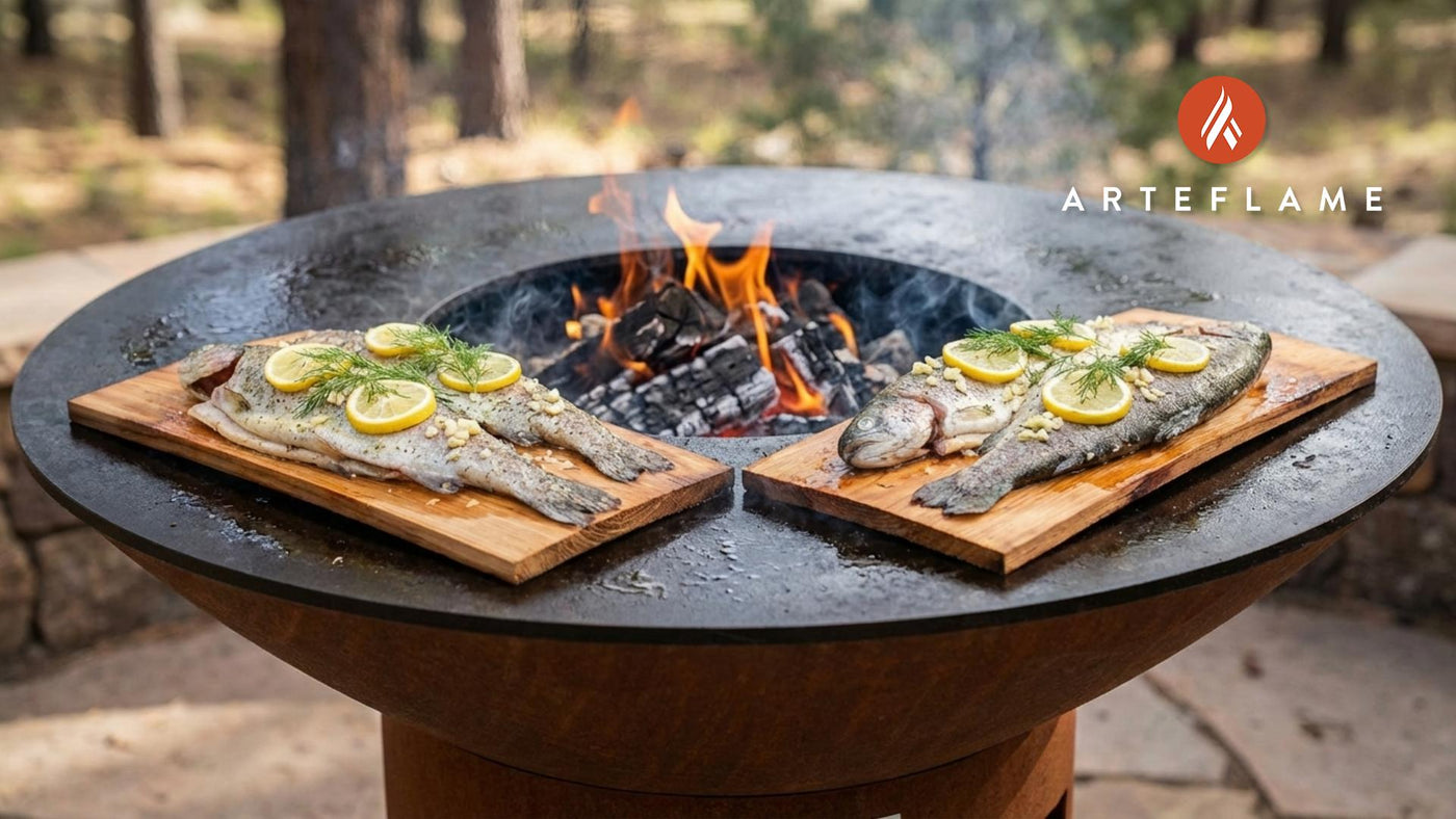 Maine Cedar Plank Grilled Trout Recipe for Arteflame