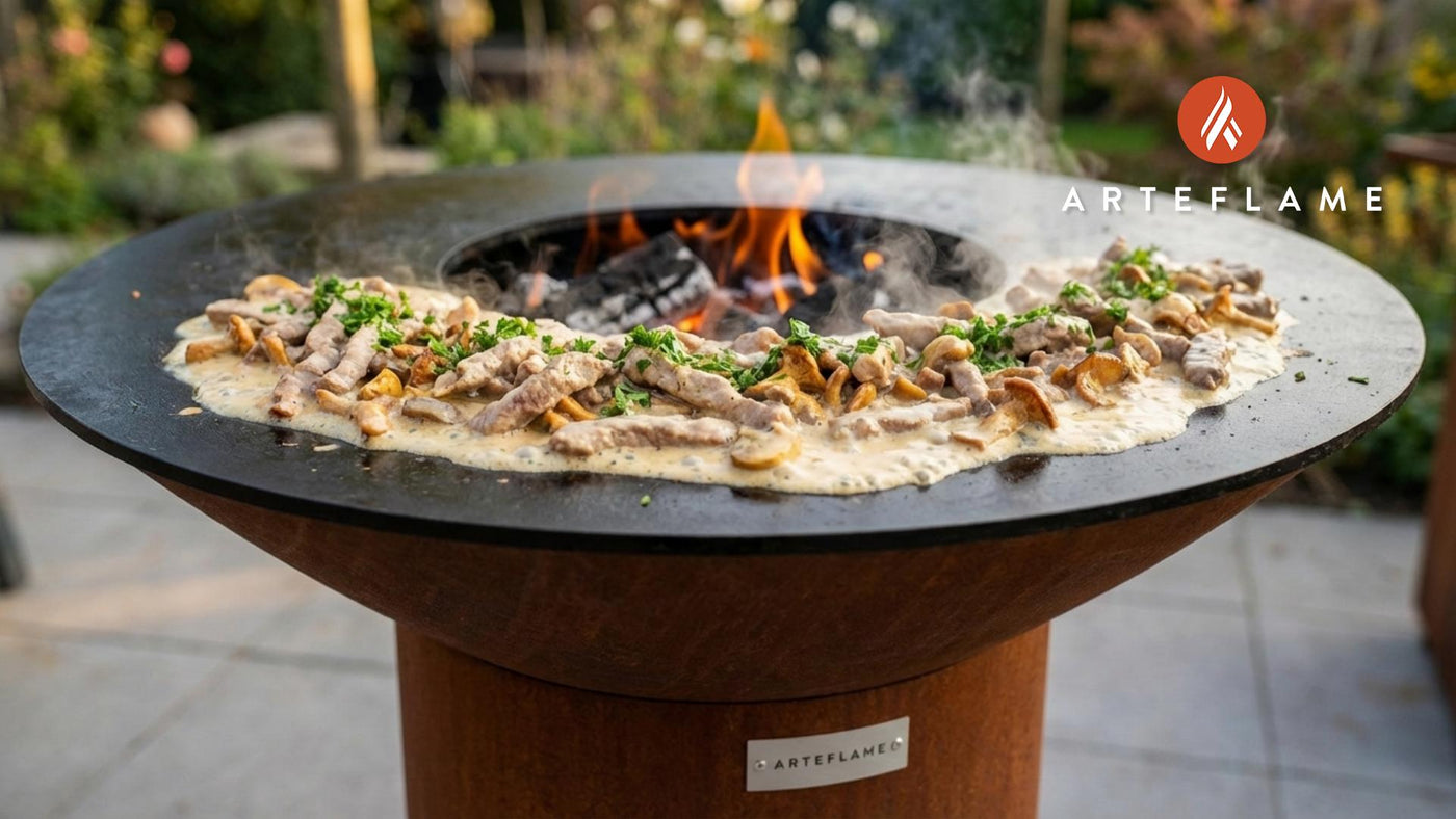 Swiss-Style Zürcher Geschnetzeltes on the Arteflame Grill