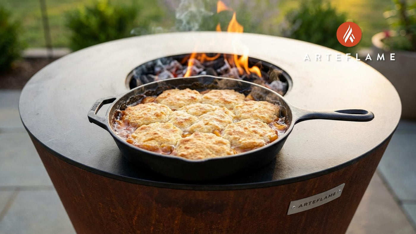 Smoky Sweetness: North Carolina Grilled Peach Cobbler Recipe