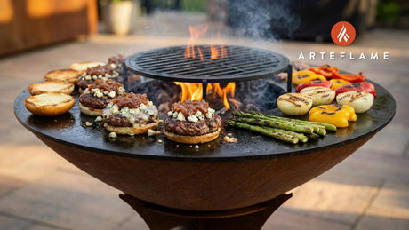 Smoky Mississippi Blue Cheese Burgers: An Arteflame Grill Recipe