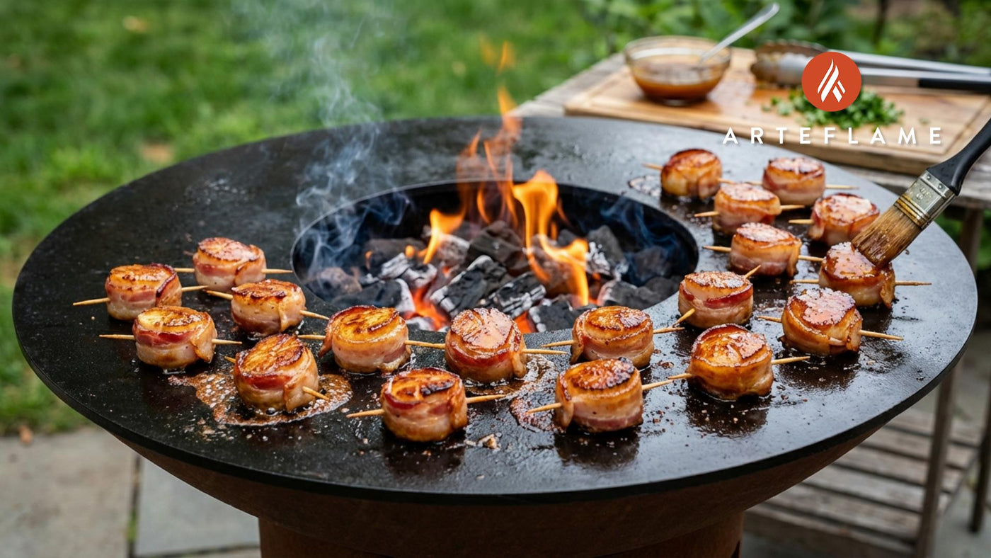 Smoky North Carolina Applewood Bacon Wrapped Scallops