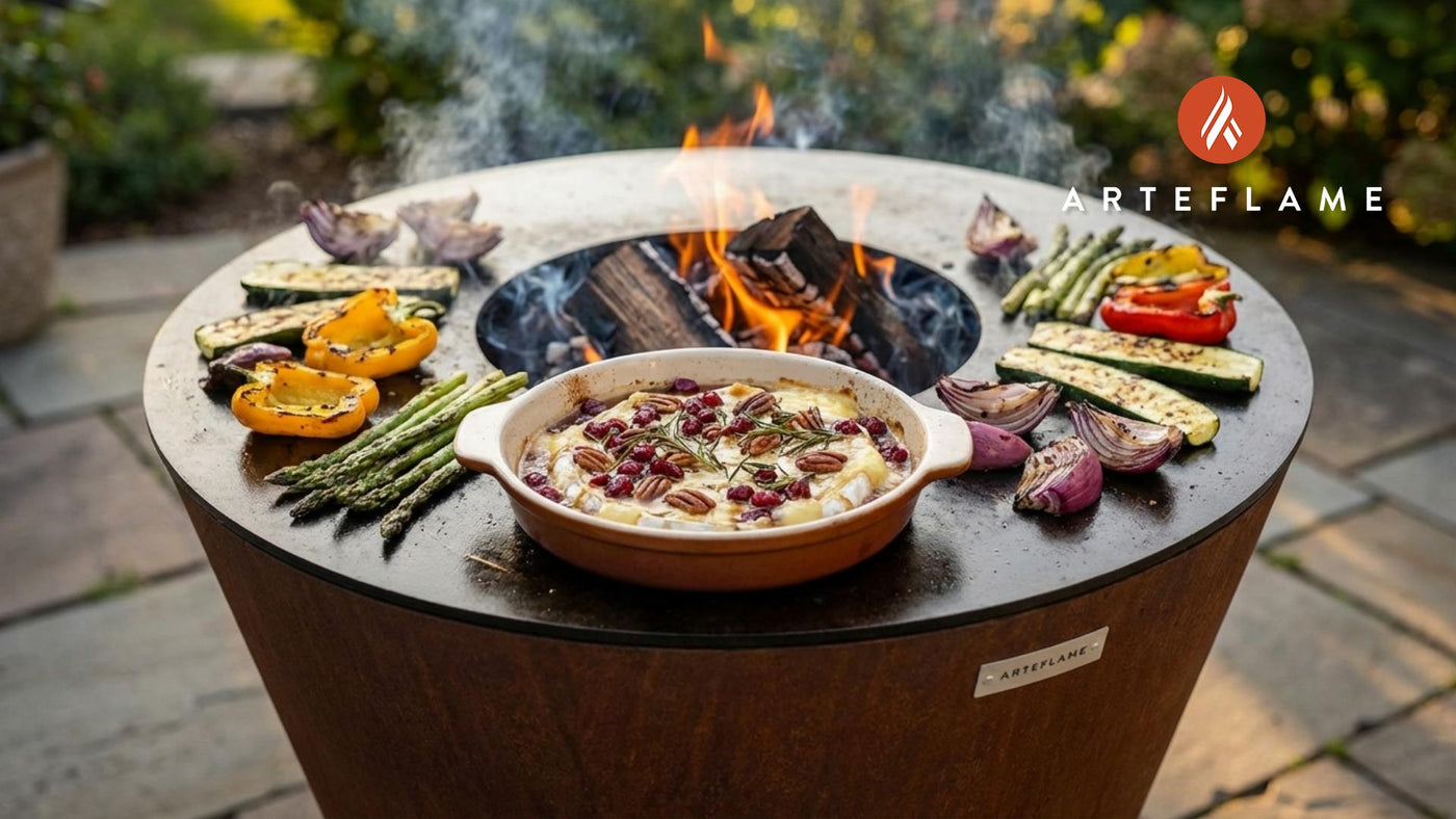 Smoky Massachusetts Baked Cheese: An Arteflame Original Recipe