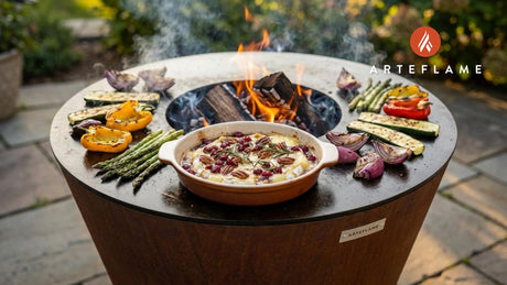 Smoky Massachusetts Baked Cheese: An Arteflame Original Recipe
