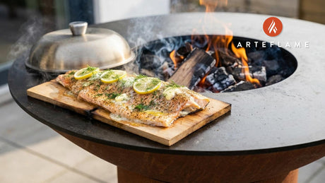 Swedish Smoked Arctic Char Recipe on Birchwood