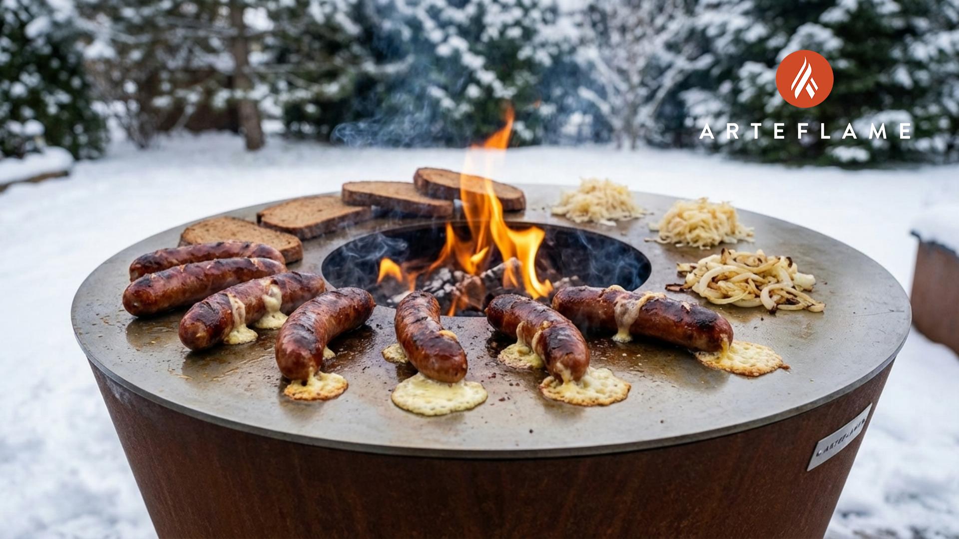 Authentic Grilled Austrian Käsekrainer: The Ultimate Winter