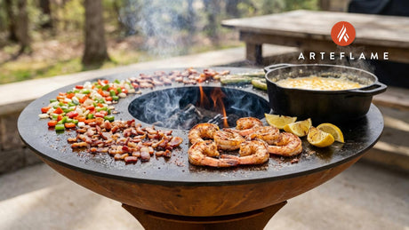 Tennessee Grilled Shrimp & Grits on the Arteflame