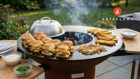 Smoky Irish Roast Beef & Horseradish Sliders on the Grill