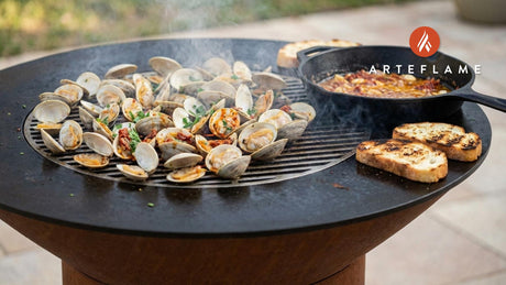 Smoky Grilled Florida Clams with Sun-Dried Tomato Butter