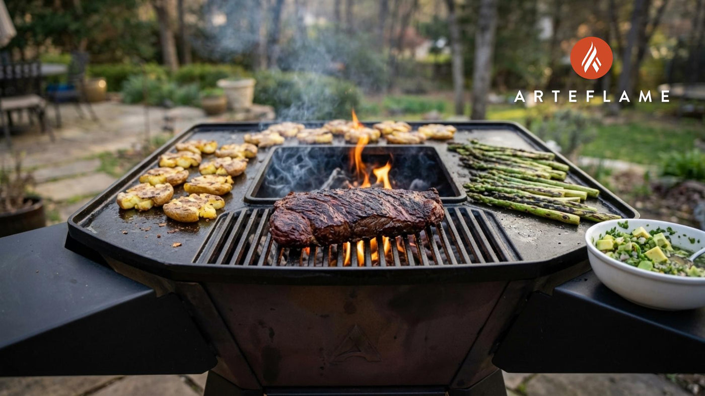 Grilled Hanger Steak Recipe with California-Style Chimichurri